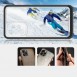 Clear 3in1 case for Samsung Galaxy A14 silicone cover with frame black