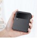 Dux Ducis Fino case is made of nylon material for Samsung Galaxy Z Flip4 black