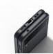Dux Ducis Fino case is made of nylon material for Samsung Galaxy Z Flip4 black