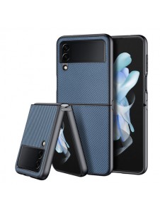 Dux Ducis Fino case is made of nylon material for Samsung Galaxy Z Flip4 blue