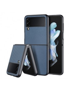 Dux Ducis Fino case is made of nylon material for Samsung Galaxy Z Flip4 blue