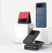 Dux Ducis Fino case is made of nylon material for Samsung Galaxy Z Flip4 blue