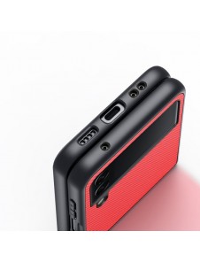 Dux Ducis Fino pouch cover made of nylon material for Samsung Galaxy Z Flip4 red