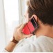 Dux Ducis Fino pouch cover made of nylon material for Samsung Galaxy Z Flip4 red