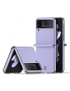 Dux Ducis Bril case for Samsung Galaxy Z Flip4 with flip wallet back cover purple
