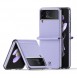 Dux Ducis Bril case for Samsung Galaxy Z Flip4 with flip wallet back cover purple