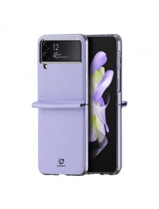 Dux Ducis Bril case for Samsung Galaxy Z Flip4 with flip wallet back cover purple
