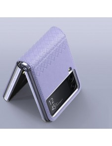 Dux Ducis Bril case for Samsung Galaxy Z Flip4 with flip wallet back cover purple