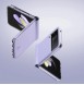Dux Ducis Bril case for Samsung Galaxy Z Flip4 with flip wallet back cover purple