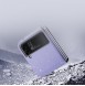 Dux Ducis Bril case for Samsung Galaxy Z Flip4 with flip wallet back cover purple