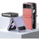 Dux Ducis Bril case for Samsung Galaxy Z Flip4 with flip wallet back cover pink