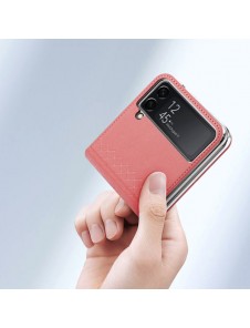 Dux Ducis Bril case for Samsung Galaxy Z Flip4 with flip wallet back cover pink