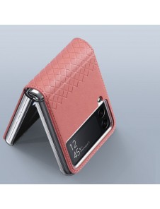 Dux Ducis Bril case for Samsung Galaxy Z Flip4 with flip wallet back cover pink