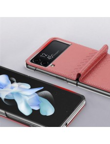 Dux Ducis Bril case for Samsung Galaxy Z Flip4 with flip wallet back cover pink