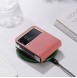 Dux Ducis Bril case for Samsung Galaxy Z Flip4 with flip wallet back cover pink