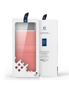Dux Ducis Bril case for Samsung Galaxy Z Flip4 with flip wallet back cover pink