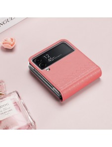 Dux Ducis Bril case for Samsung Galaxy Z Flip4 with flip wallet back cover pink