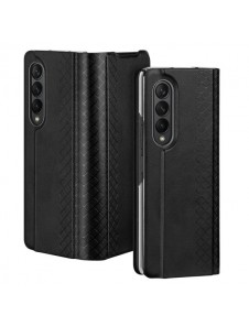 Dux Ducis Bril case for Samsung Galaxy Z Fold4 with a flip wallet stand black