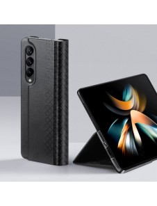 Dux Ducis Bril case for Samsung Galaxy Z Fold4 with a flip wallet stand black