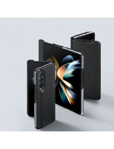 Dux Ducis Bril case for Samsung Galaxy Z Fold4 with a flip wallet stand black