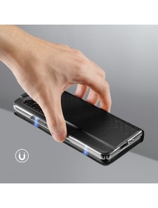 Dux Ducis Bril case for Samsung Galaxy Z Fold4 with a flip wallet stand black