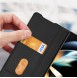 Dux Ducis Bril case for Samsung Galaxy Z Fold4 with a flip wallet stand black