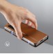 Dux Ducis Bril case for Samsung Galaxy Z Fold4 with a flip wallet stand brown