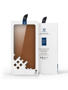 Dux Ducis Bril case for Samsung Galaxy Z Fold4 with a flip wallet stand brown