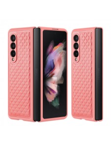 Dux Ducis Venice Leather Case for Samsung Galaxy Z Fold 3 Genuine Leather Cover Red