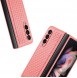 Dux Ducis Venice Leather Case for Samsung Galaxy Z Fold 3 Genuine Leather Cover Red