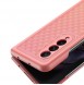 Dux Ducis Venice Leather Case for Samsung Galaxy Z Fold 3 Genuine Leather Cover Red