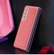 Dux Ducis Venice Leather Case for Samsung Galaxy Z Fold 3 Genuine Leather Cover Red