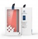 Dux Ducis Venice Leather Case for Samsung Galaxy Z Fold 3 Genuine Leather Cover Red