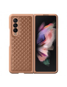 Dux Ducis Venice Leather Case for Samsung Galaxy Z Fold 3 Genuine Leather Cover Brown