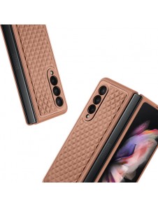 Dux Ducis Venice Leather Case for Samsung Galaxy Z Fold 3 Genuine Leather Cover Brown