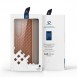 Dux Ducis Venice Leather Case for Samsung Galaxy Z Fold 3 Genuine Leather Cover Brown
