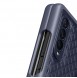 Dux Ducis Venice Leather Case for Samsung Galaxy Z Fold 3 Genuine Leather Cover Blue