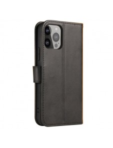 Magnet Case for Samsung Galaxy A04s cover with flip wallet stand black