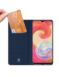 Dux Ducis Skin Pro case for Samsung Galaxy A04e flip cover card wallet stand blue