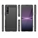 Carbon Case cover for Sony Xperia 1 V flexible silicone carbon cover black
