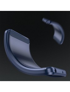 Carbon Case case for Xiaomi 12 Lite flexible silicone carbon cover black
