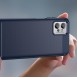Carbon Case case for Xiaomi 12 Lite flexible silicone carbon cover black