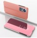 Clear View Case cover for Xiaomi 12 Lite cover with a flip pink