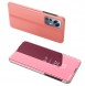 Clear View Case cover for Xiaomi 12 Lite cover with a flip pink