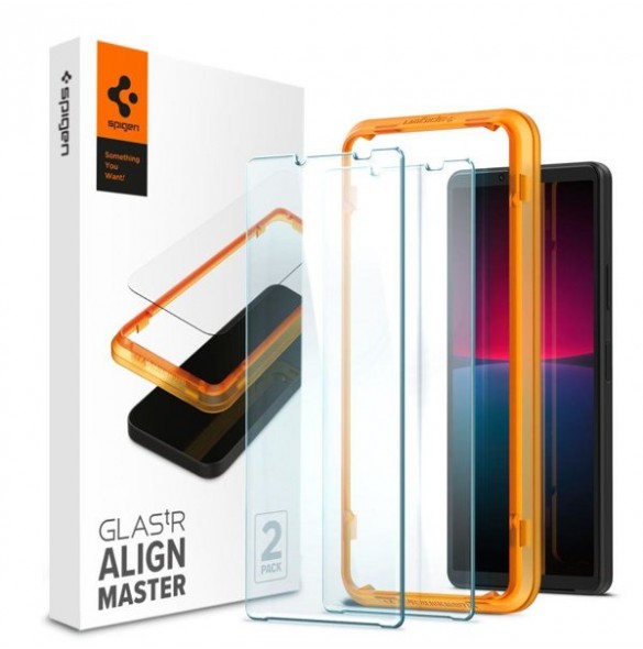 TEMPERED GLASS Spigen ALM GLAS.TR SLIM 2-PACK SONY XPERIA 10 IV