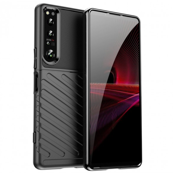 Thunder Case case for Sony Xperia 5 IV silicone armor case black
