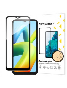 Wozinsky Full Glue Tempered Glass Tempered Glass For Xiaomi Redmi A2 / Redmi A1 9H Full Screen Cover With Black Frame