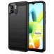 Carbon Case for Xiaomi Redmi A1 flexible silicone carbon cover black