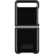 Samsung Leather Cover-fodral till Samsung Galaxy Z Flip - Svart (EF-VF700LBE)
