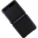 Samsung Leather Cover-fodral till Samsung Galaxy Z Flip - Svart (EF-VF700LBE)
